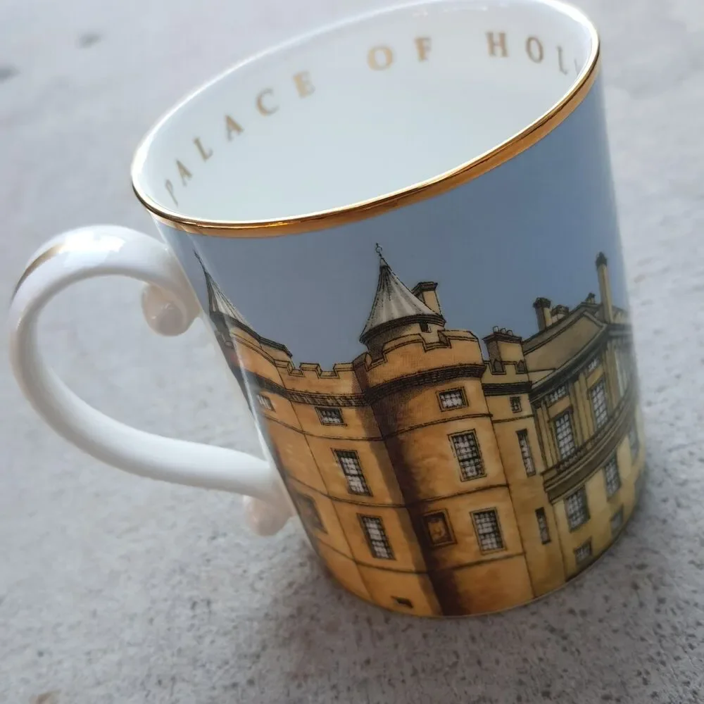 Vtg Royal Collection Palace of Holyroodhouse Fine Bone China Mug 4